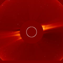 Image of solar wind