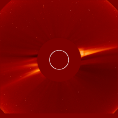 Image of solar wind