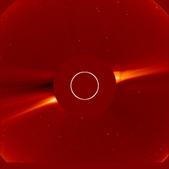 Image of solar wind