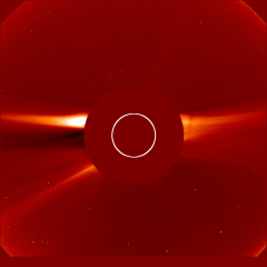 Image of solar wind