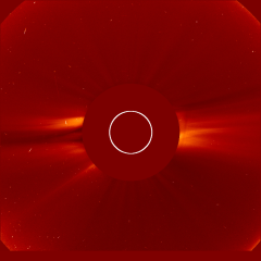 Image of solar wind