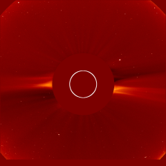 Image of solar wind