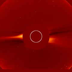 Image of solar wind