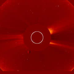 Image of solar wind