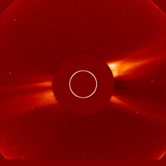 Image of solar wind