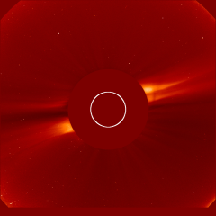 Image of solar wind