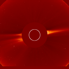 Image of solar wind