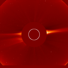 Image of solar wind