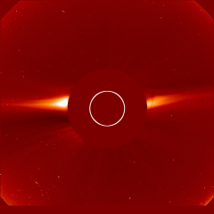 Image of solar wind