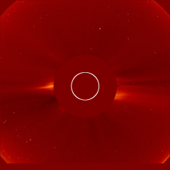 Image of solar wind