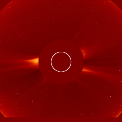 Image of solar wind