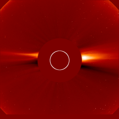 Image of solar wind