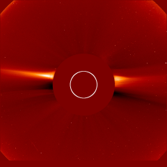 Image of solar wind