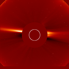 Image of solar wind