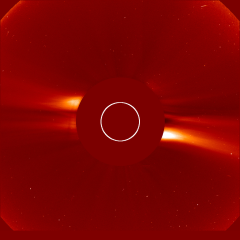 Image of solar wind