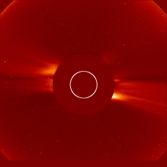 Image of solar wind