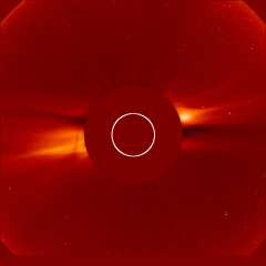 Image of solar wind