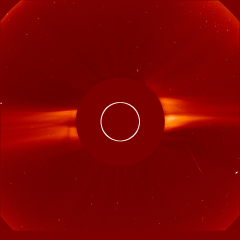 Image of solar wind