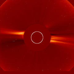 Image of solar wind