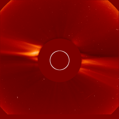 Image of solar wind