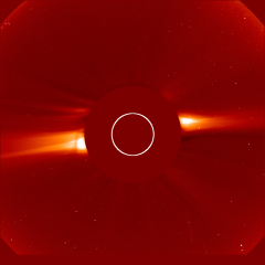 Image of solar wind