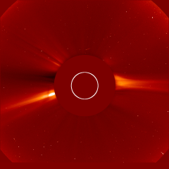 Image of solar wind