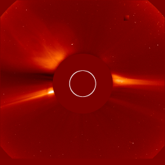 Image of solar wind