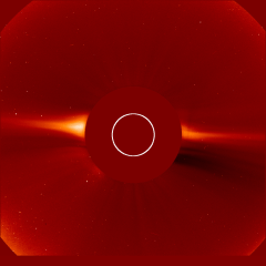 Image of solar wind