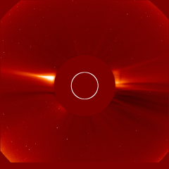 Image of solar wind