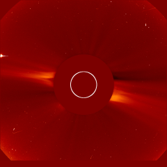 Image of solar wind