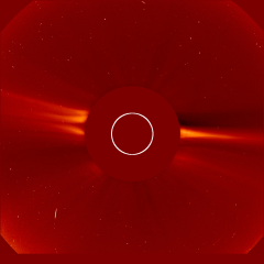 Image of solar wind