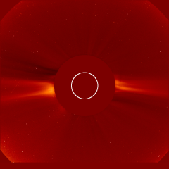 Image of solar wind