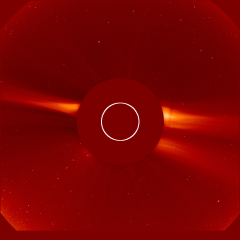 Image of solar wind