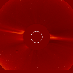 Image of solar wind