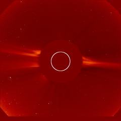 Image of solar wind