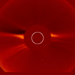 Image of solar wind