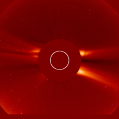 Image of solar wind