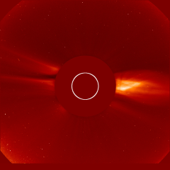 Image of solar wind