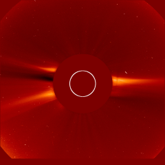 Image of solar wind