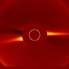 Image of solar wind