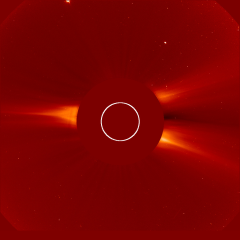 Image of solar wind