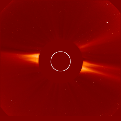 Image of solar wind