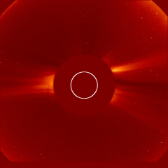 Image of solar wind