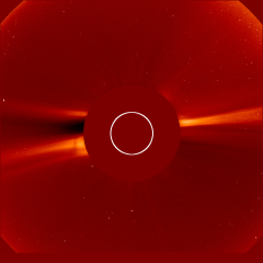 Image of solar wind