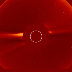 Image of solar wind