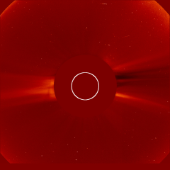 Image of solar wind