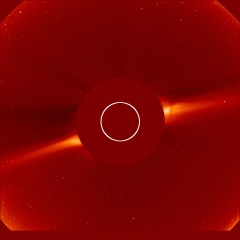 Image of solar wind