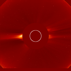 Image of solar wind