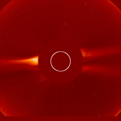 Image of solar wind