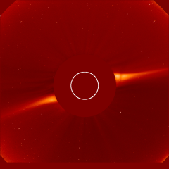 Image of solar wind